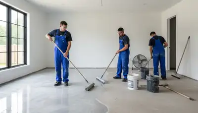 Professional epoxy garage floor coating in Buffalo, NY by local house-painting experts