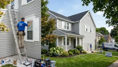 Professional house painters in Buffalo NY providing expert residential exterior painting services