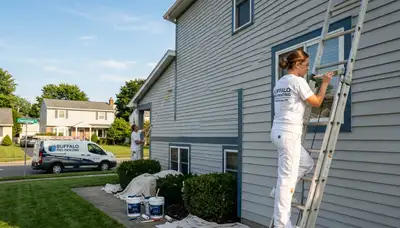 Professional house painters in Buffalo NY providing expert residential exterior painting services