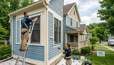 Professional house painters in Buffalo NY providing expert residential exterior painting services