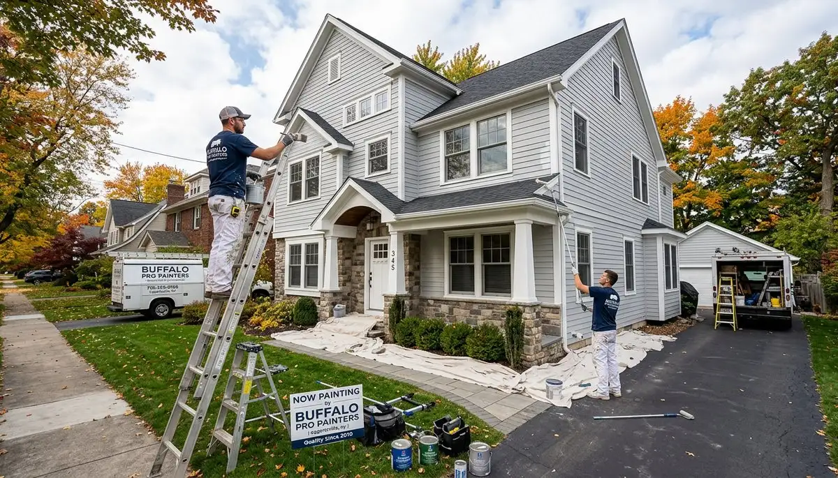 Professional house painters serving Buffalo NY homes with expert exterior and interior painting services
