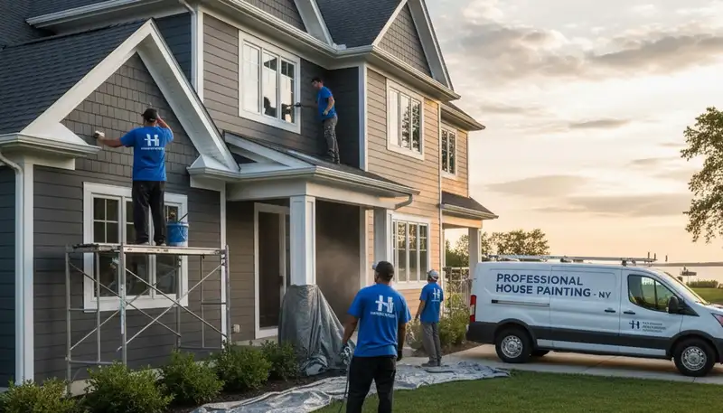 Professional house painting service in Buffalo, NY for interior and exterior home painting