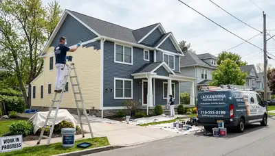 Professional house painters in Buffalo NY providing expert exterior home painting services