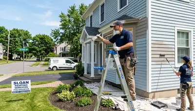 Professional house painters in Buffalo NY providing expert home exterior painting services