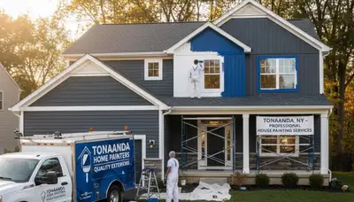 Professional house painters in Buffalo NY providing expert residential exterior painting services