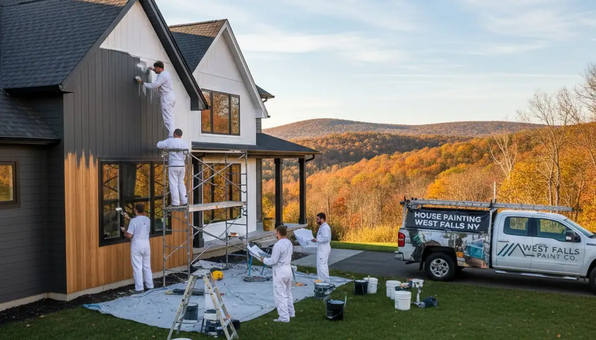 House painting services in Buffalo, NY for residential interior and exterior home painting projects