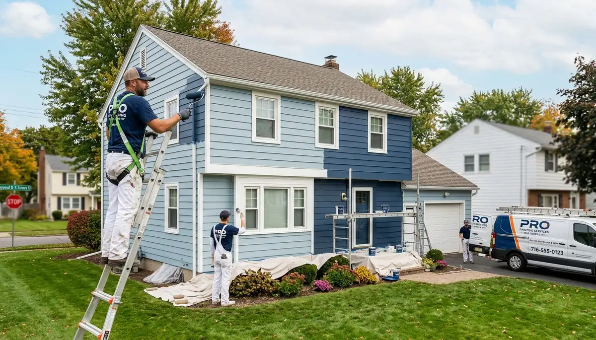 Professional house painting service in Buffalo NY transforming local homes with expert painters