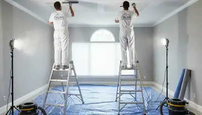 Professional popcorn ceiling removal and refinishing in Buffalo, NY home interior